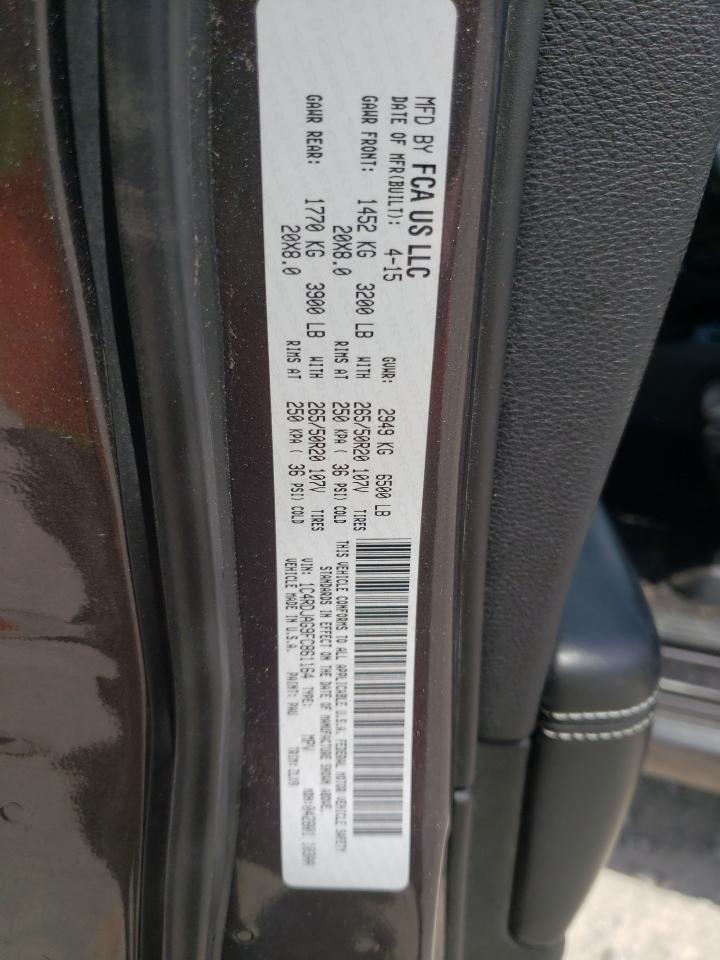 Photo 10 from auction – 2015 DODGE DURANGO SX with VIN 1C4RDJAG9FC861164