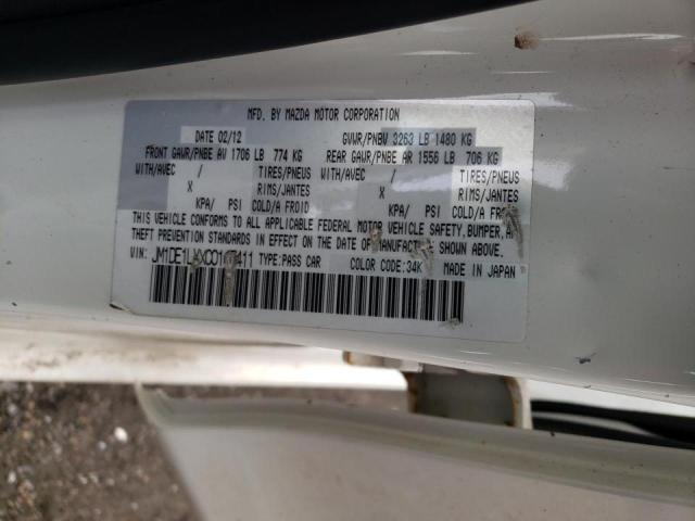 Photo 10 from auction – 2012 MAZDA MAZDA2 with VIN JM1DE1LYXC0147411