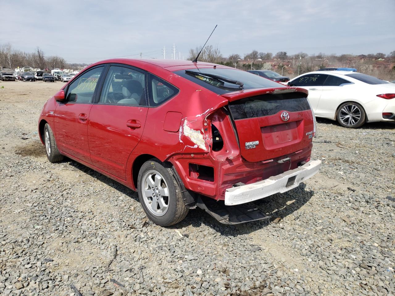 Photo 9 from auction – 2007 TOYOTA PRIUS with VIN JTDKB20U477664515