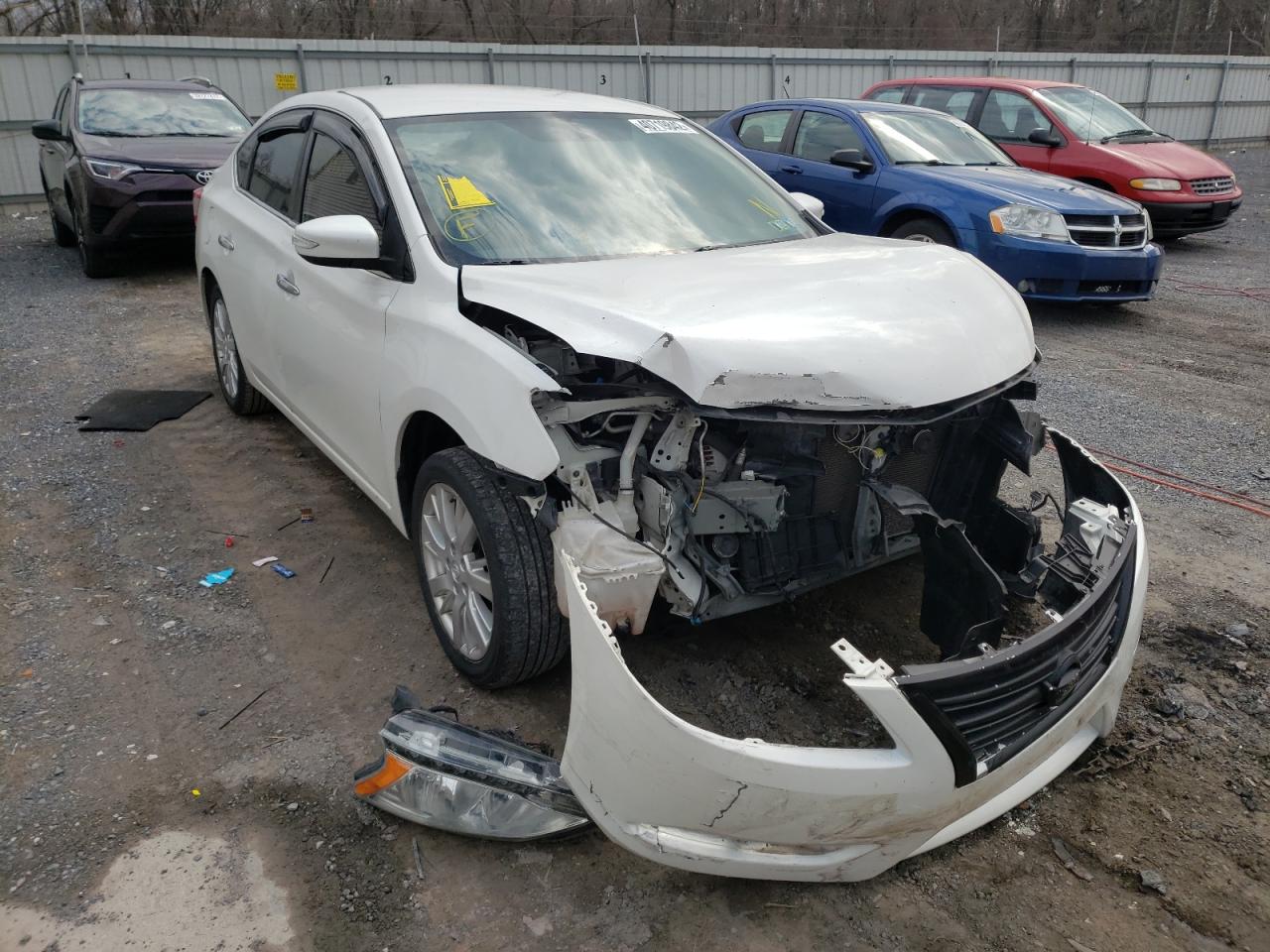 NISSAN SENTRA S 2014 with VIN 3N1AB7AP5EL625073 - Photo from auction
