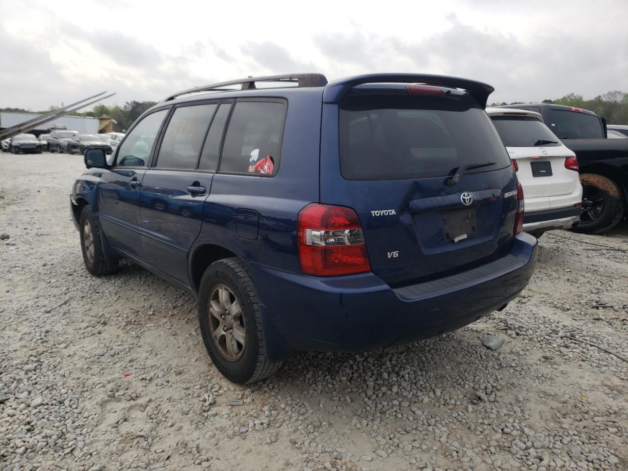 Photo 3 from auction – 2007 TOYOTA HIGHLANDER with VIN JTEGP21A470135565