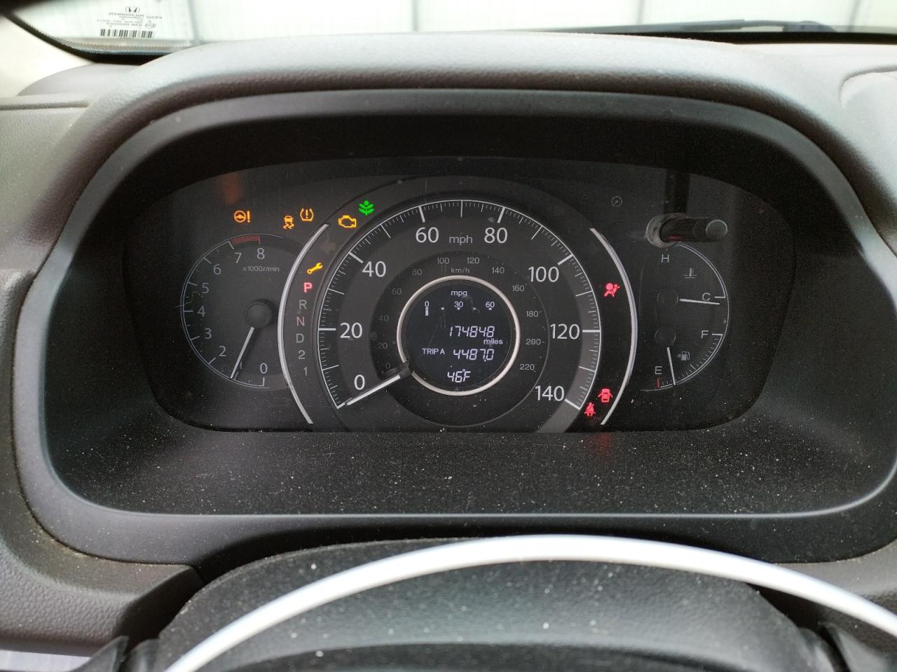 Photo 8 from auction – 2014 HONDA CR-V EXL with VIN 2HKRM3H79EH509495