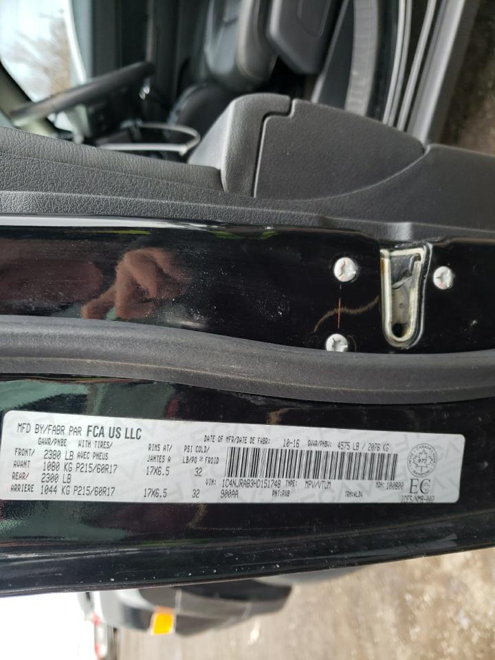 Photo 10 from auction – 2017 JEEP PATRIOT with VIN 1C4NJRAB3HD151748