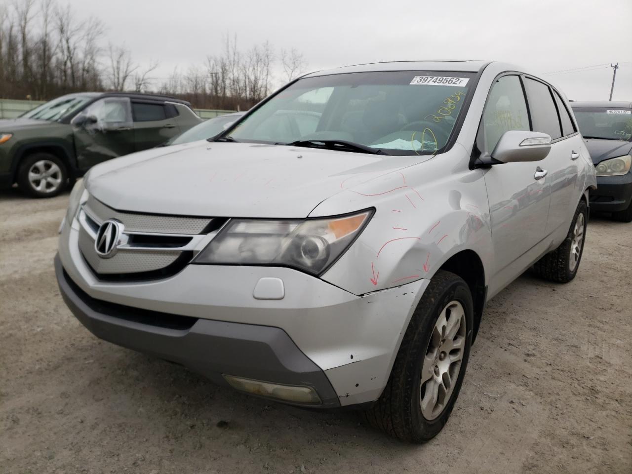Photo 2 from auction – 2009 ACURA MDX TECHNO with VIN 2HNYD28699H002795