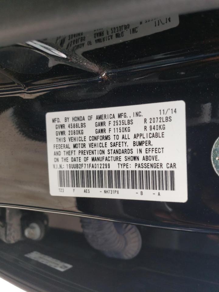 Photo 10 from auction – 2015 ACURA TLX ADVANC with VIN 19UUB2F71FA012299