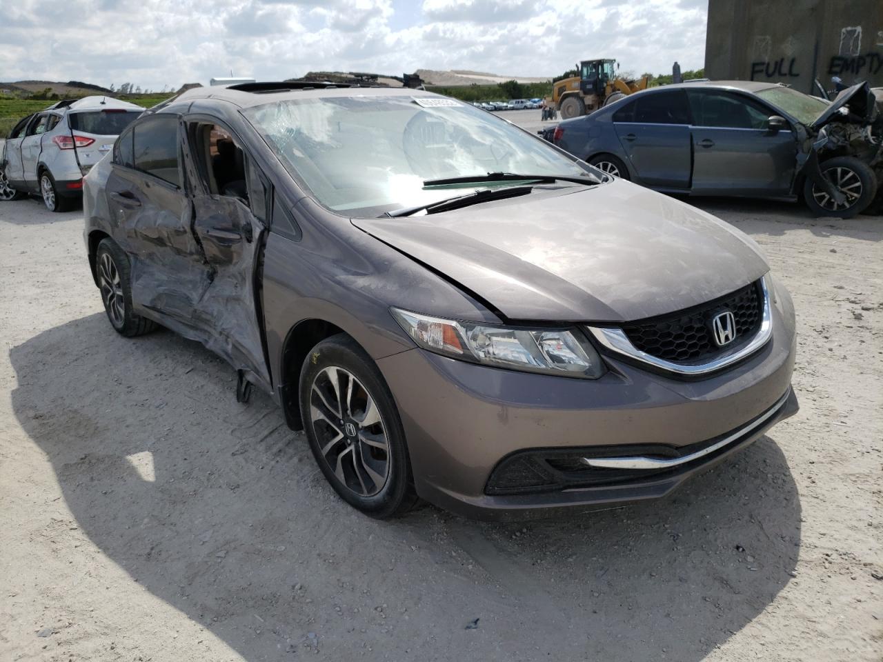 HONDA CIVIC EX 2015 with VIN 19XFB2F84FE075703 - Photo from auction