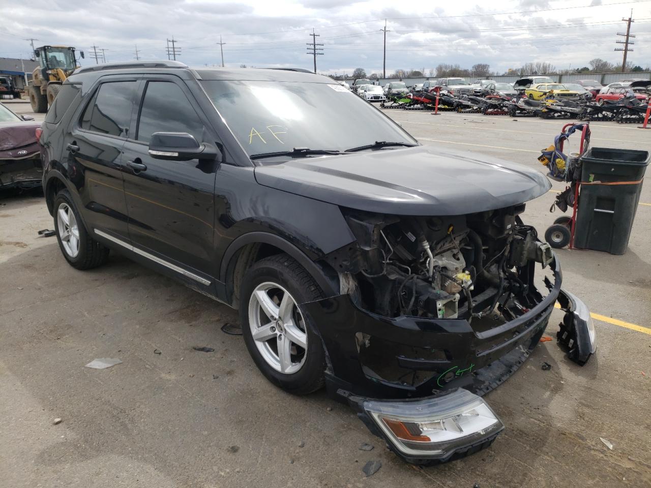 FORD EXPLORER X 2017 with VIN 1FM5K8D89HGE37895 - Photo from auction
