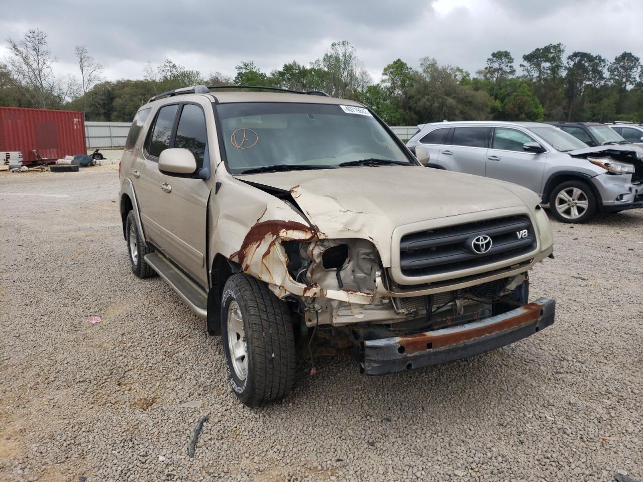 Photo 1 from auction – 2001 TOYOTA SEQUOIA SR with VIN 5TDZT34A11S031033