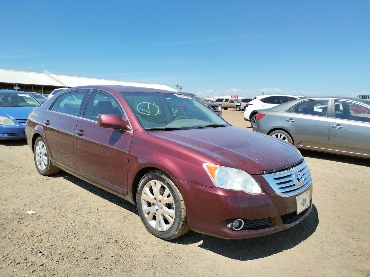 TOYOTA AVALON XL 2008 with VIN 4T1BK36B68U294100 - Photo from auction