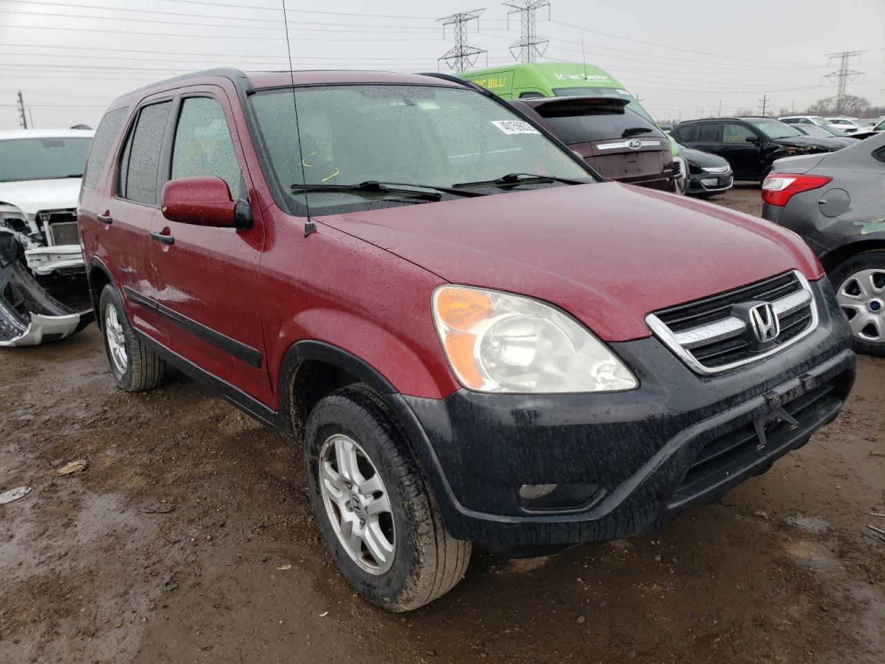 HONDA CR-V EX 2002 with VIN JHLRD78842C080423 - Photo from auction