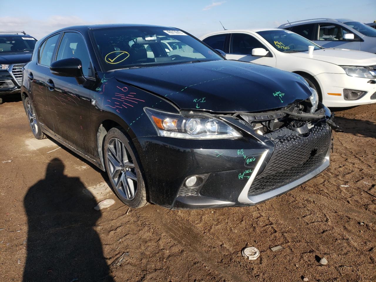 LEXUS CT 200 2015 with VIN JTHKD5BHXF2245333 - Photo from auction