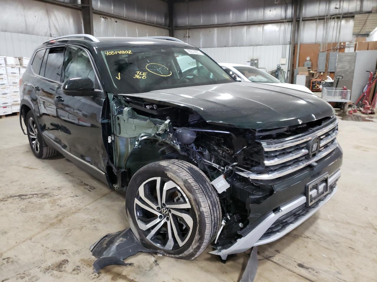 Photo 1 from auction – 2021 VOLKSWAGEN ATLAS SEL with VIN 1V2TR2CA0MC564172