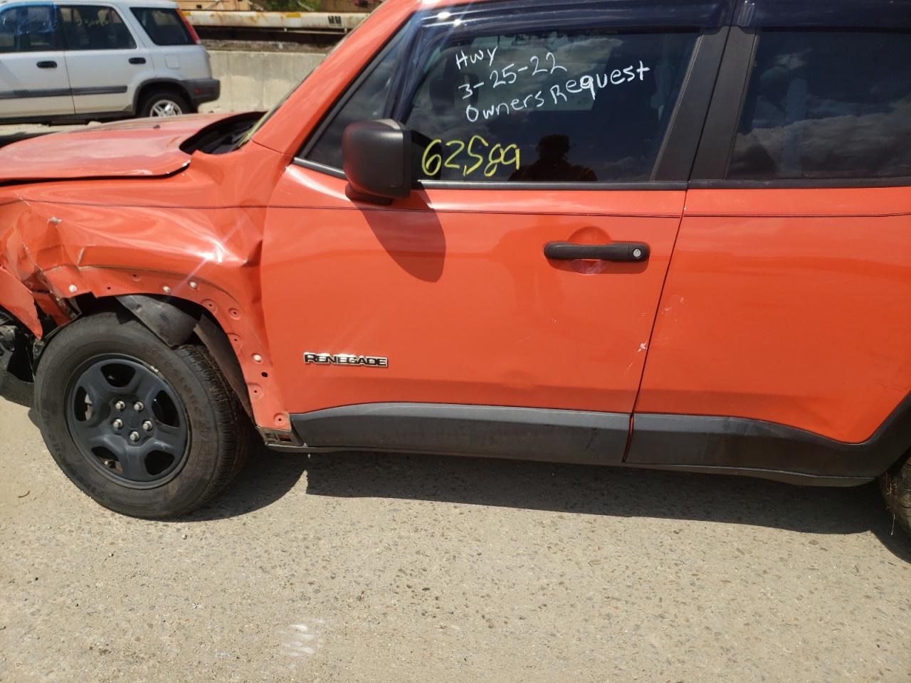 Photo 9 from auction – 2017 JEEP RENEGADE S with VIN ZACCJAAB1HPF50054