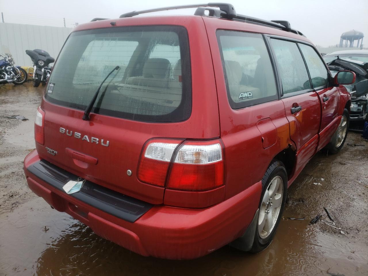 Photo 4 from auction – 2002 SUBARU FORESTER S with VIN JF1SF65672G728129