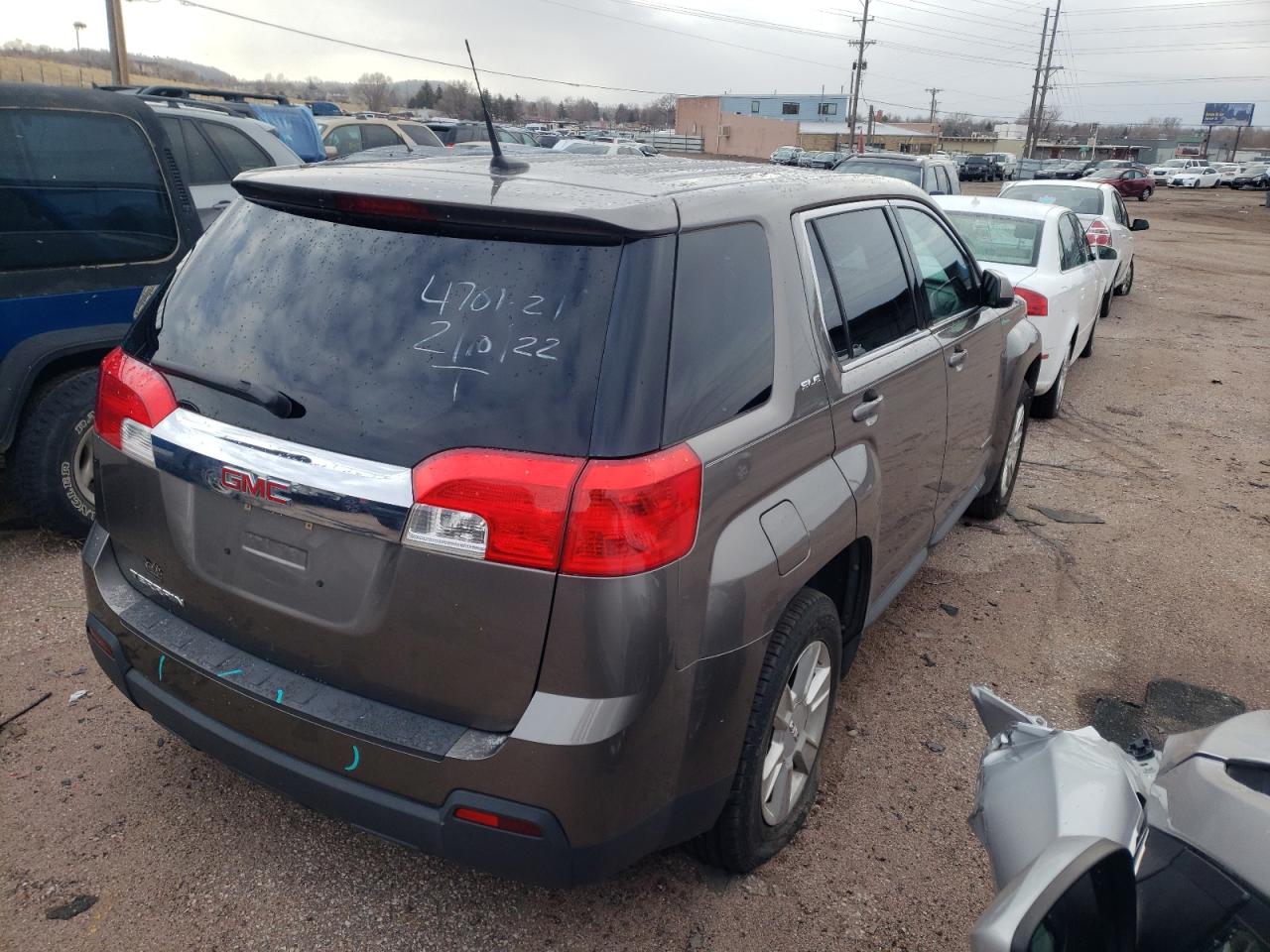 Photo 4 from auction – 2011 GMC TERRAIN SL with VIN 2CTALMEC9B6375941