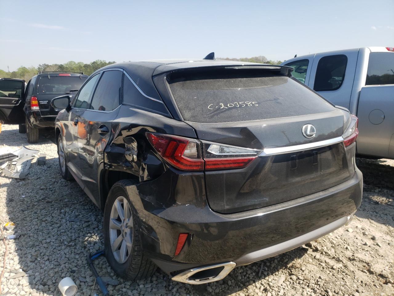 Photo 3 from auction – 2016 LEXUS RX 350 with VIN 2T2ZZMCA7GC027989