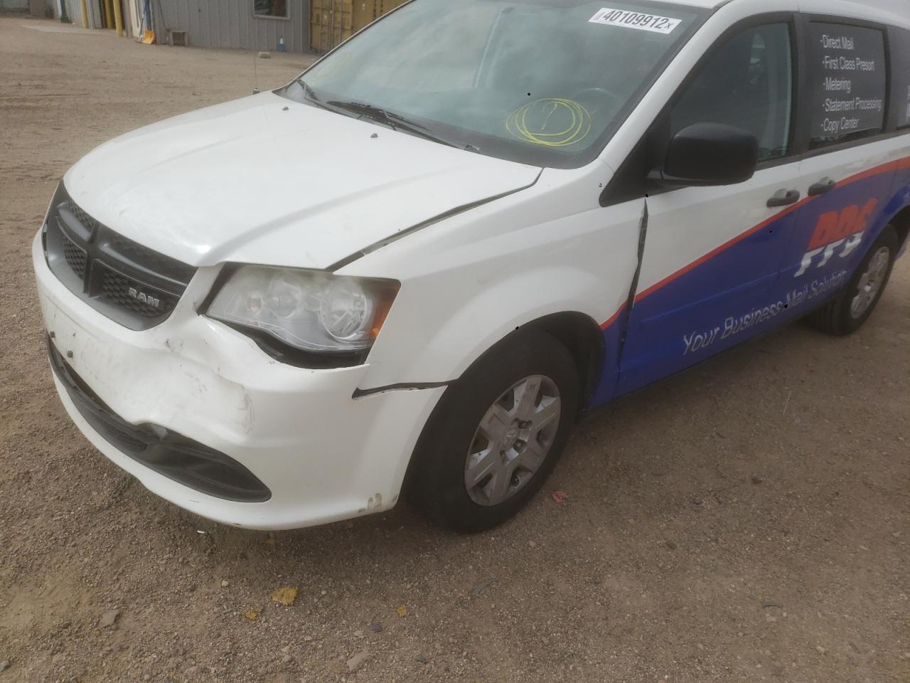 Photo 9 from auction – 2012 DODGE RAM VAN with VIN 2C4RDGAG9CR289454