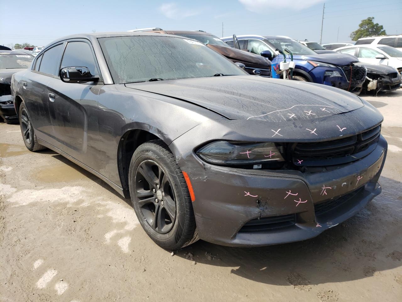 DODGE CHARGER SE 2015 with VIN 2C3CDXBGXFH777590 - Photo from auction
