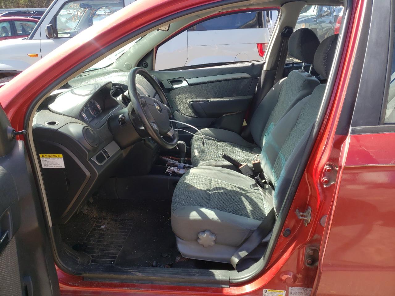 Photo 5 from auction – 2008 CHEVROLET AVEO BASE with VIN KL1TD56688B248661