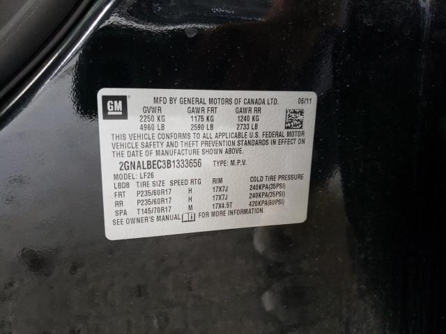 Photo 10 from auction – 2011 CHEVROLET EQUINOX LS with VIN 2GNALBEC3B1333656