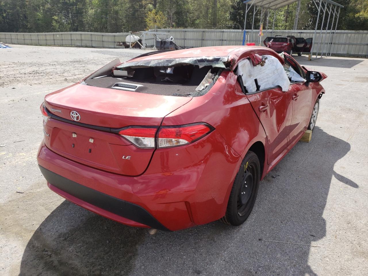 Photo 4 from auction – 2020 TOYOTA COROLLA LE with VIN JTDEPRAE1LJ033135