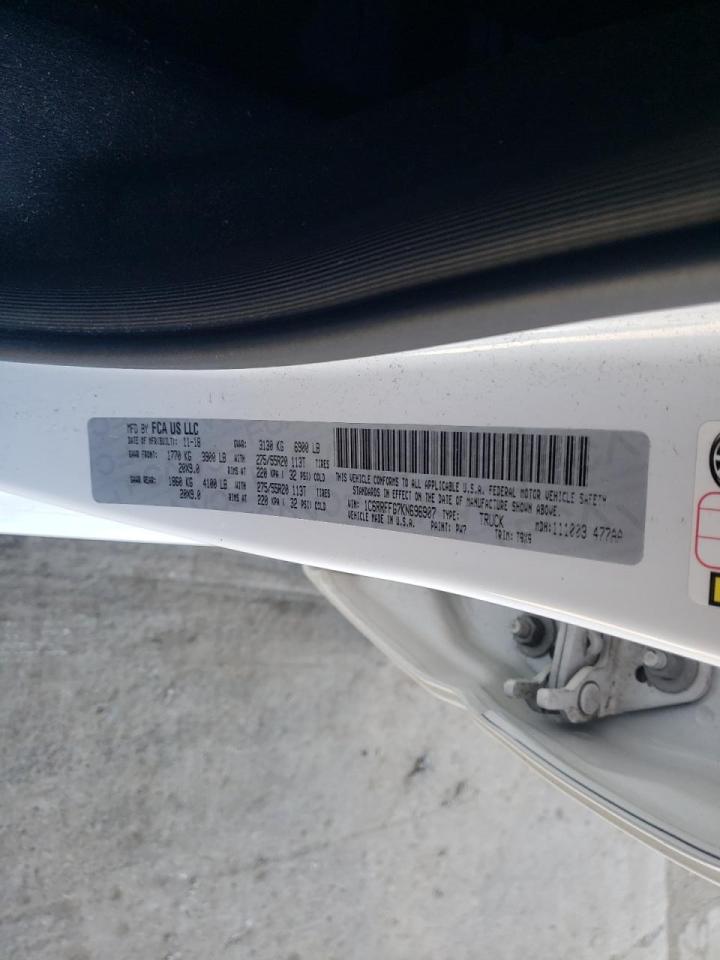 Photo 10 from auction – 2019 RAM 1500 BIG H with VIN 1C6RRFFG7KN696907