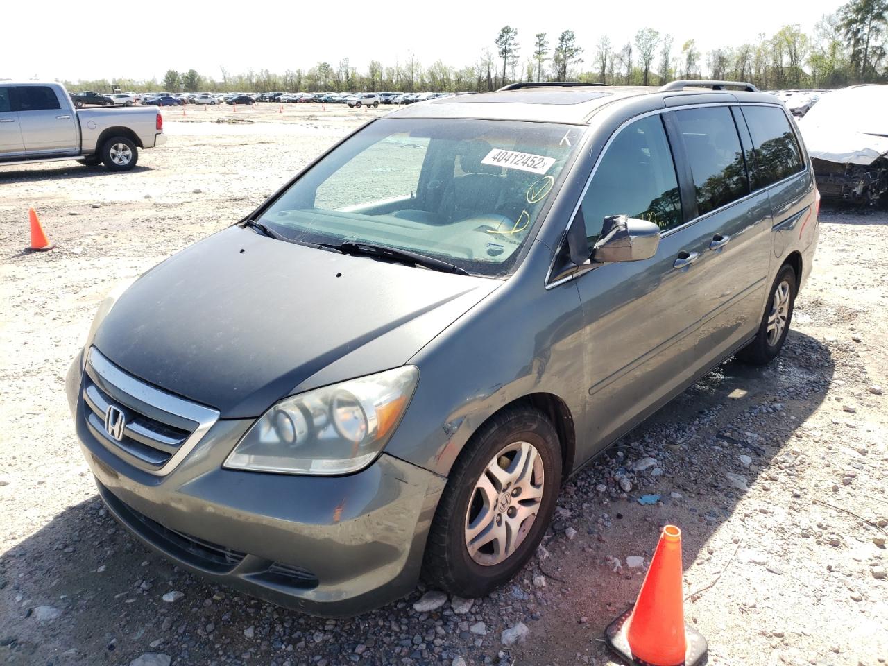 Photo 2 from auction – 2007 HONDA ODYSSEY EX with VIN 5FNRL38657B407512