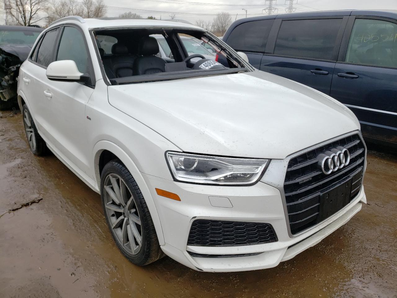 AUDI Q3 PREMIUM 2018 with VIN WA1ECCFS0JR024216 - Photo from auction