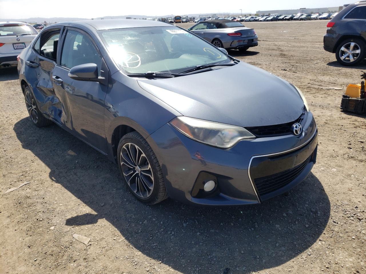 TOYOTA COROLLA L 2014 with VIN 5YFBURHE7EP174873 - Photo from auction