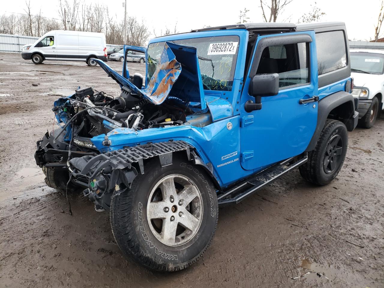 Photo 2 from auction – 2012 JEEP WRANGLER S with VIN 1C4AJWAG8CL112404