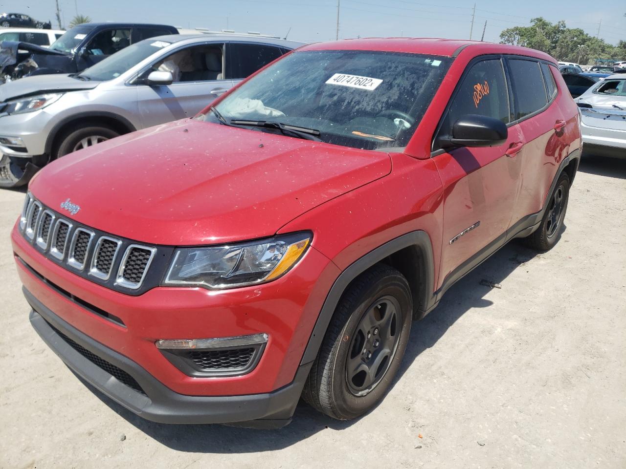 Photo 2 from auction – 2019 JEEP COMPASS SP with VIN 3C4NJCAB6KT706772
