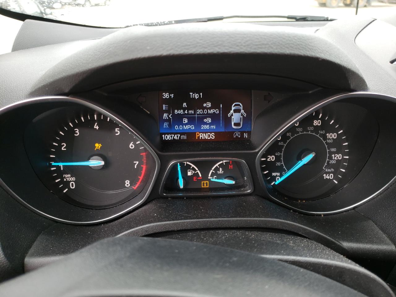 Photo 8 from auction – 2017 FORD ESCAPE TIT with VIN 1FMCU9J98HUD90686