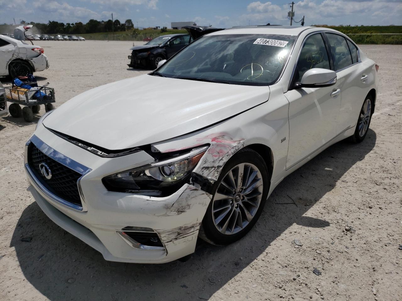 Photo 2 from auction – 2018 INFINITI Q50 LUXE with VIN JN1EV7AR6JM437009