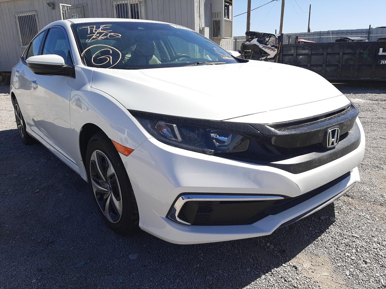 HONDA CIVIC LX 2020 with VIN 19XFC2F66LE010682 - Photo from auction