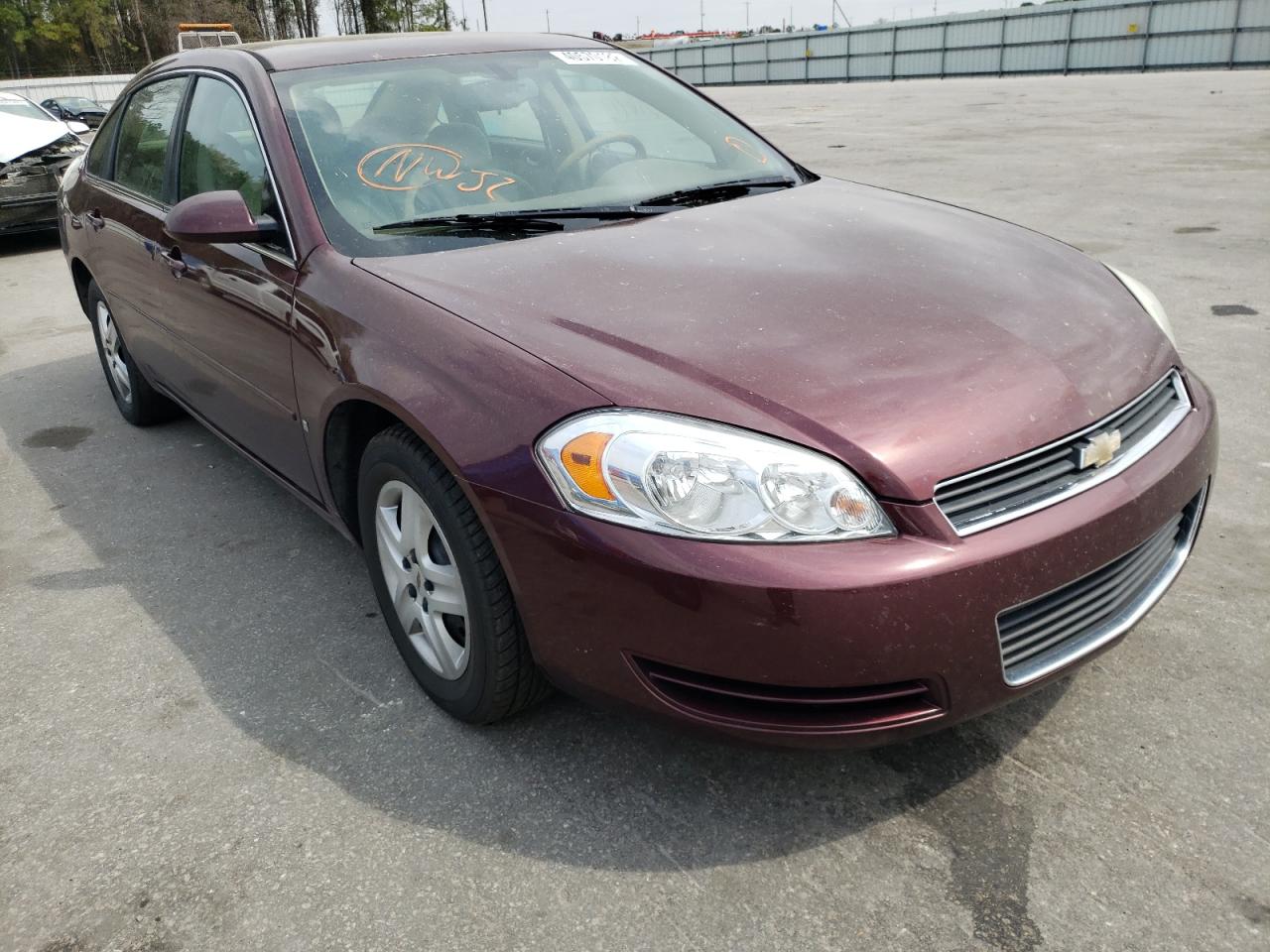 CHEVROLET IMPALA LS 2007 with VIN 2G1WB58N879258048 - Photo from auction