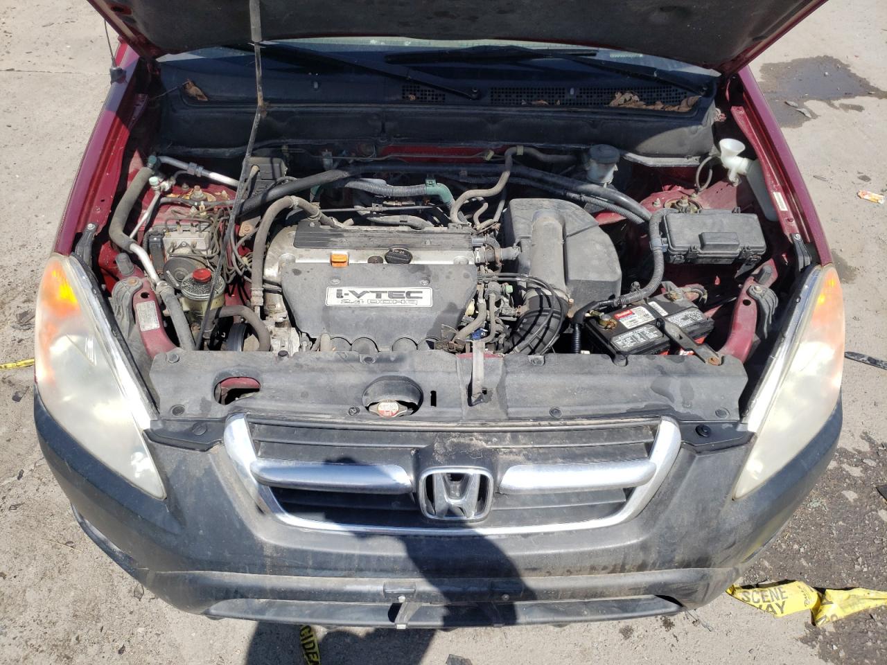 Photo 7 from auction – 2004 HONDA CR-V EX with VIN JHLRD78834C018191