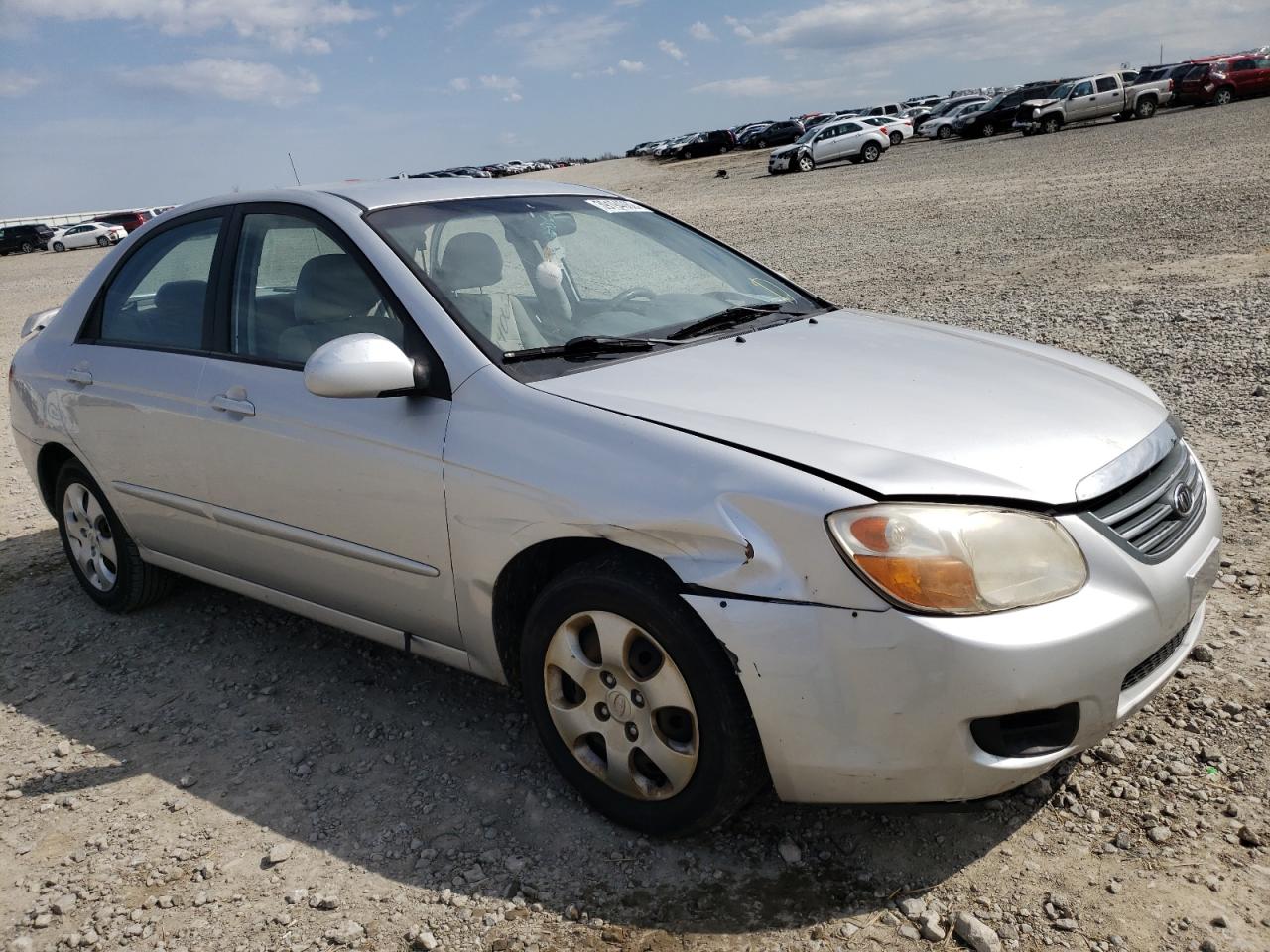 KIA SPECTRA EX 2008 with VIN KNAFE121885493588 - Photo from auction