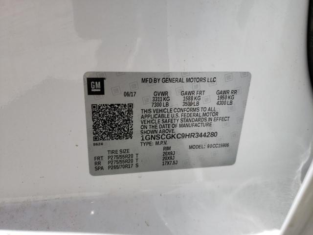 Photo 10 from auction – 2017 CHEVROLET SUBURBAN C with VIN 1GNSCGKC9HR344280