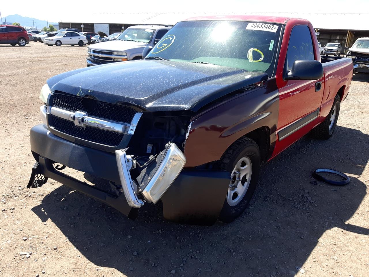 Photo 2 from auction – 2003 CHEVROLET SILVERADO with VIN 1GCEC14X93Z156113