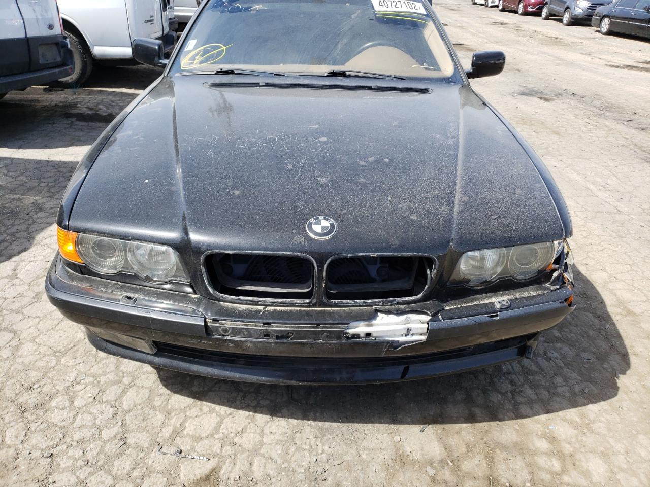 Photo 9 from auction – 2001 BMW 740 I AUTO with VIN WBAGG834X1DN89654