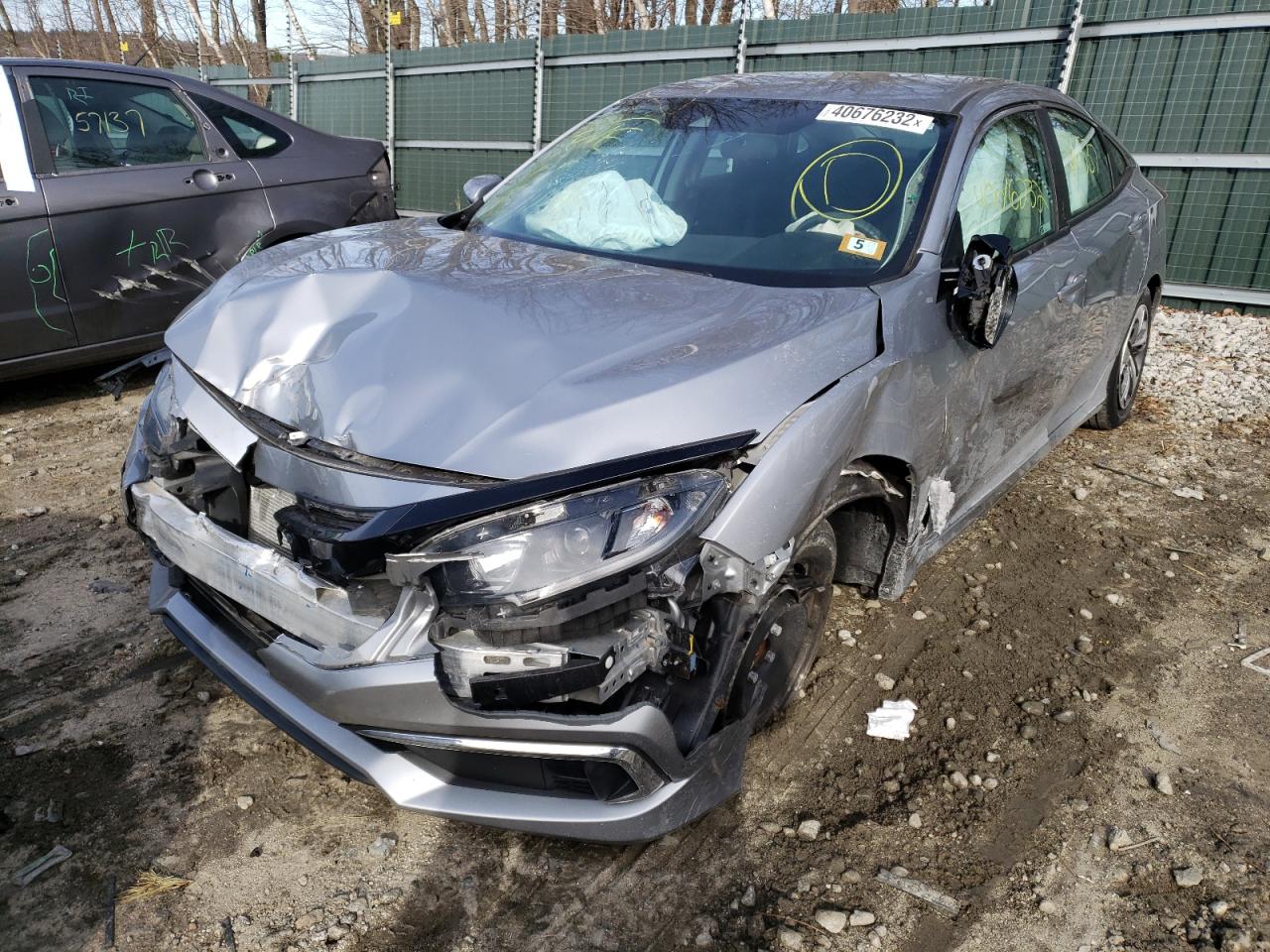Photo 2 from auction – 2019 HONDA CIVIC LX with VIN 2HGFC2F6XKH598199