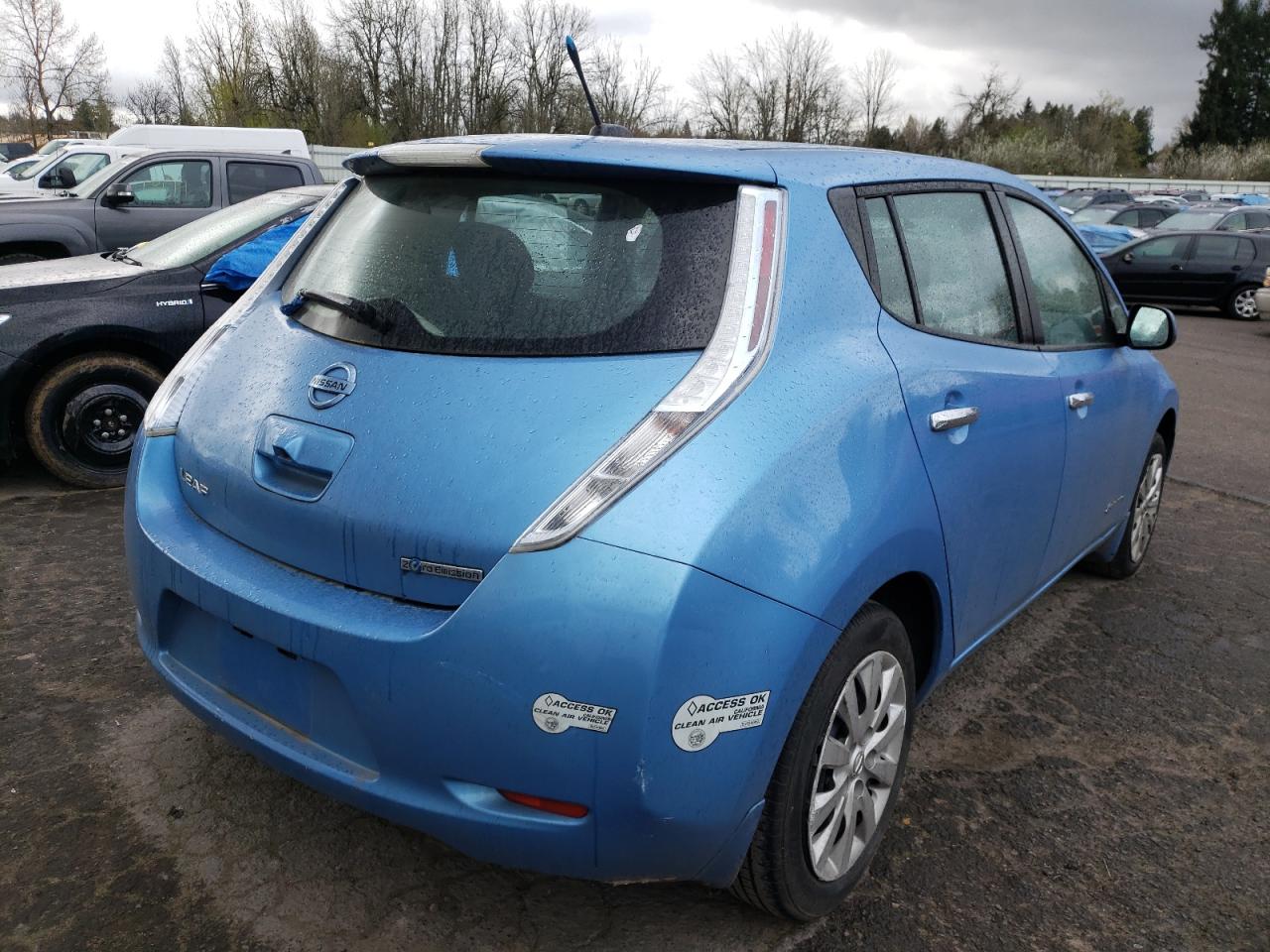Photo 4 from auction – 2014 NISSAN LEAF S with VIN 1N4AZ0CP7EC334900