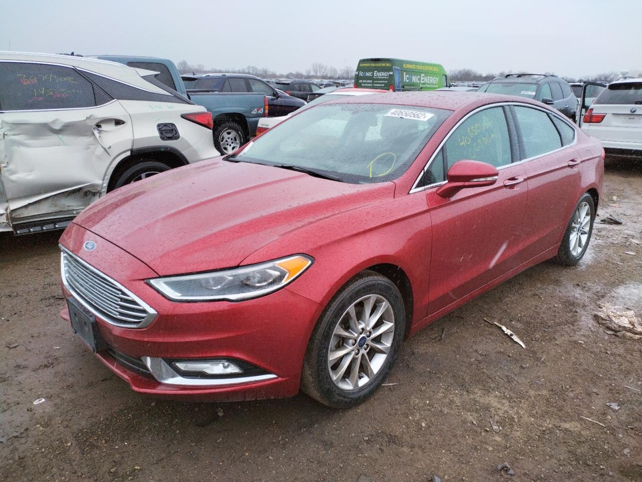 Photo 2 from auction – 2017 FORD FUSION SE with VIN 3FA6P0HD3HR156130