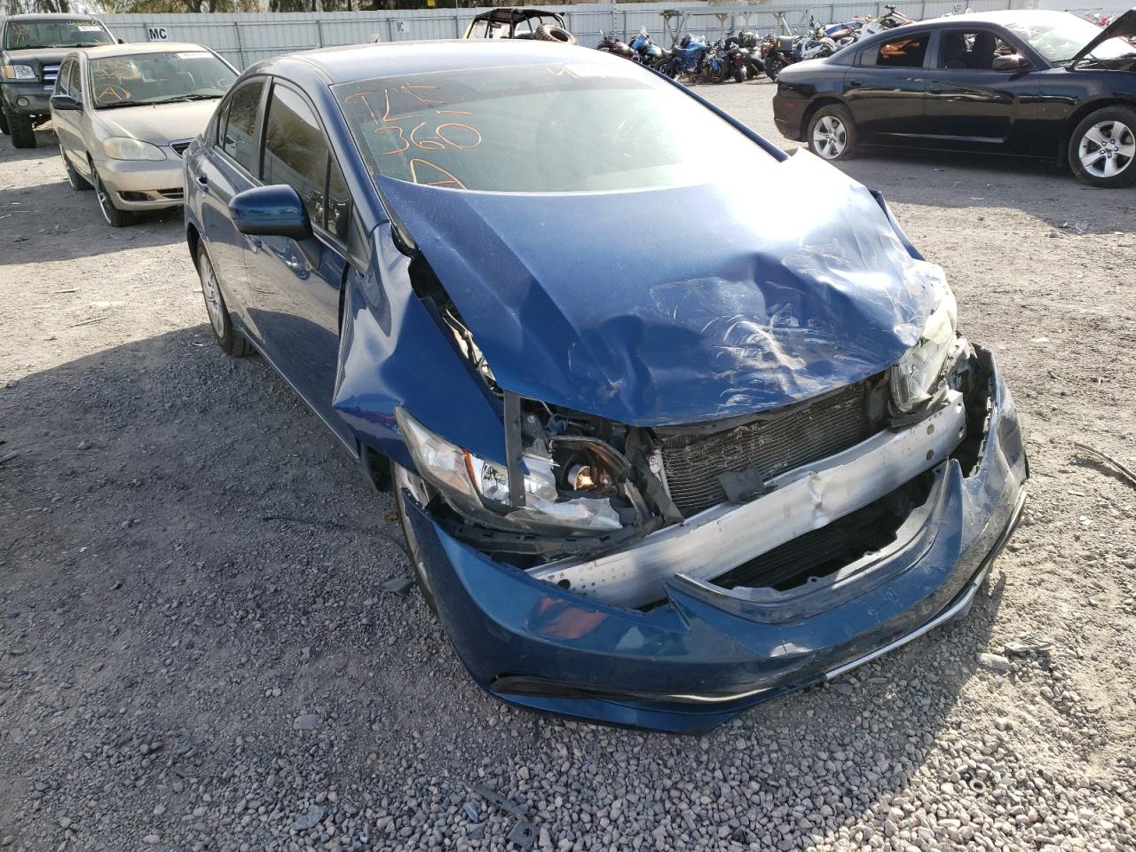 HONDA CIVIC LX 2015 with VIN 19XFB2F52FE007826 - Photo from auction
