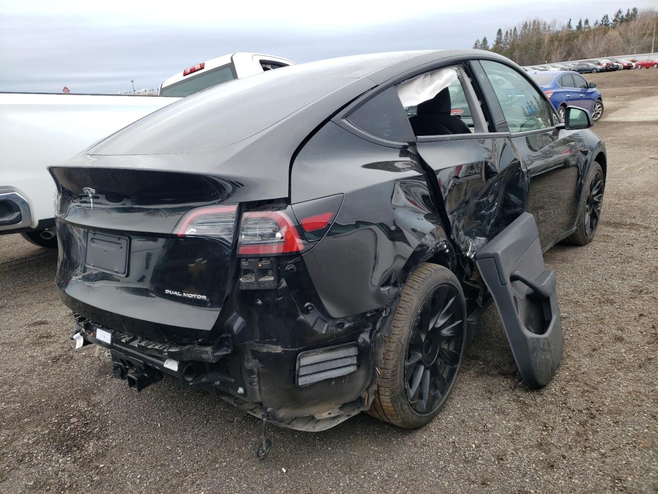 Photo 4 from auction – 2021 TESLA MODEL Y with VIN 5YJYGDEE3MF181970