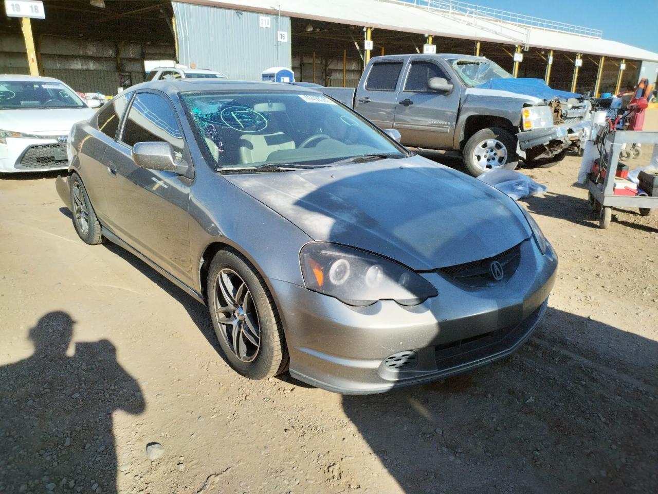 ACURA RSX 2002 with VIN JH4DC53872C033357 - Photo from auction