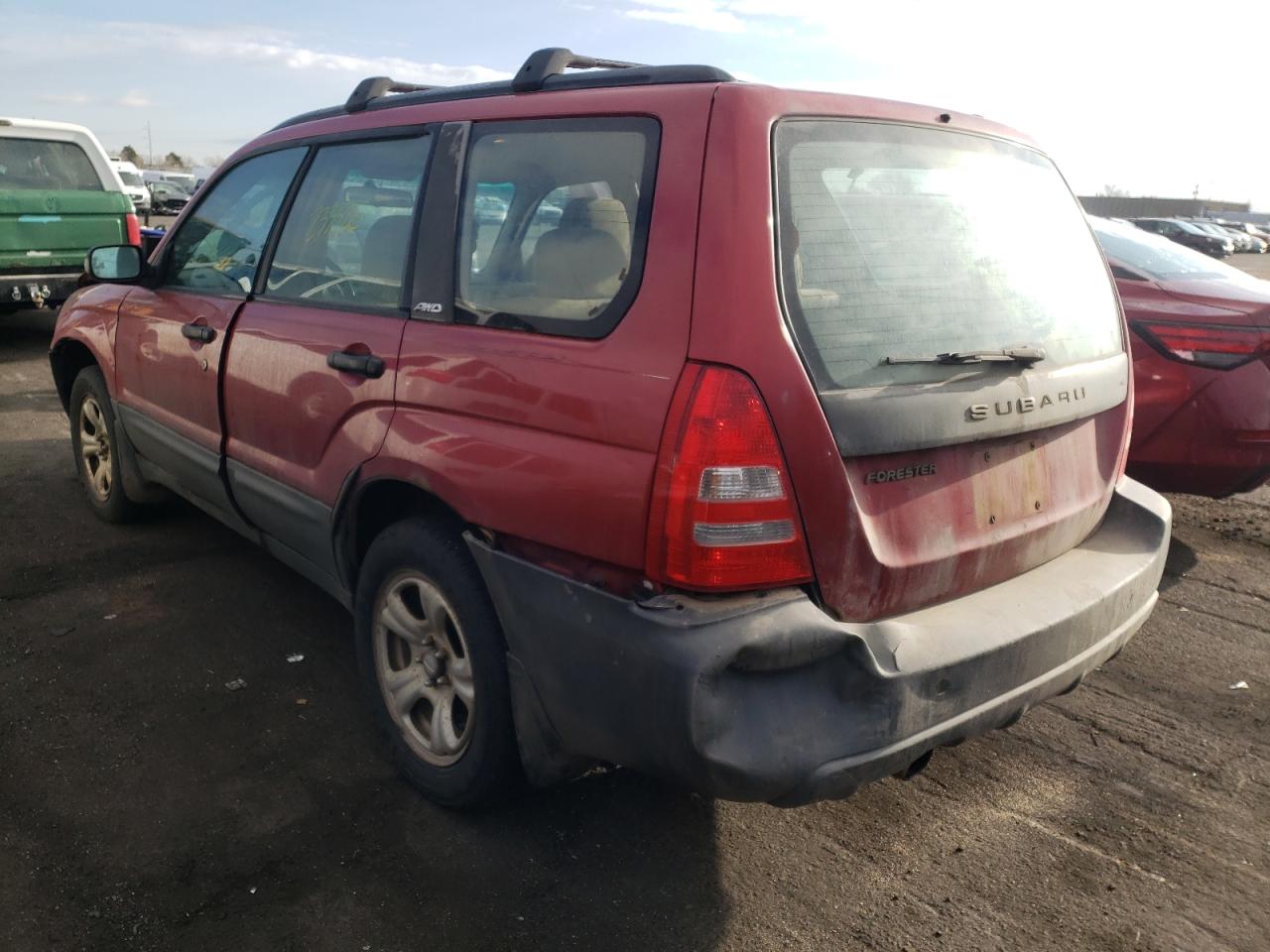 Photo 3 from auction – 2003 SUBARU FORESTER 2 with VIN JF1SG63673G703233