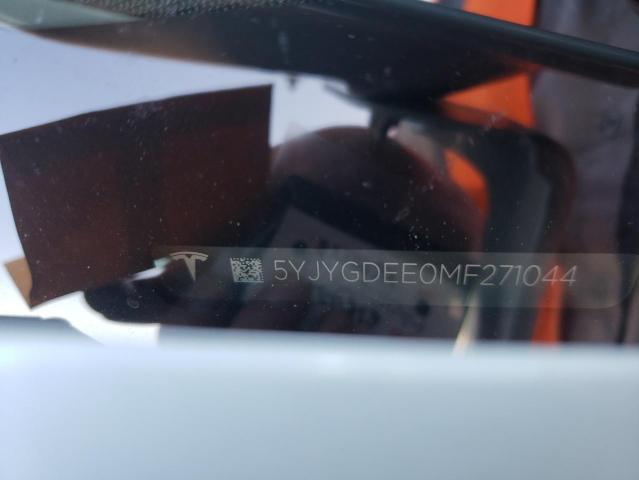 Photo 10 from auction – 2021 TESLA MODEL Y with VIN 5YJYGDEE0MF271044