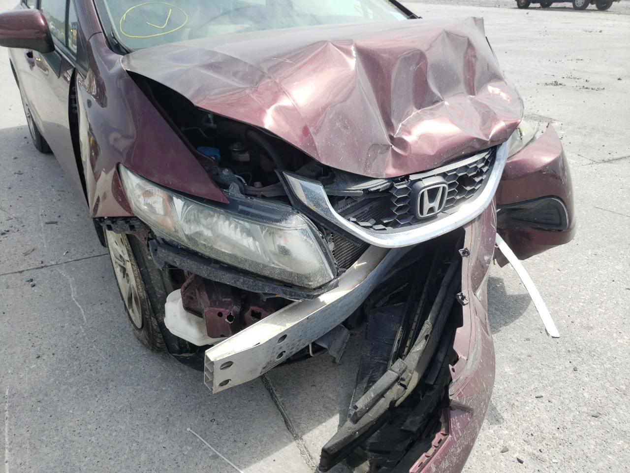 Photo 9 from auction – 2016 HONDA CIVIC with VIN 19XFB2F51FE064261