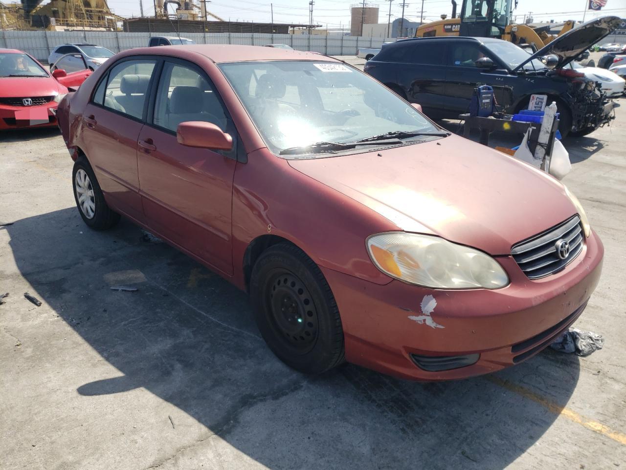 TOYOTA COROLLA 2004 with VIN 1NXBR32E34Z207758 - Photo from auction